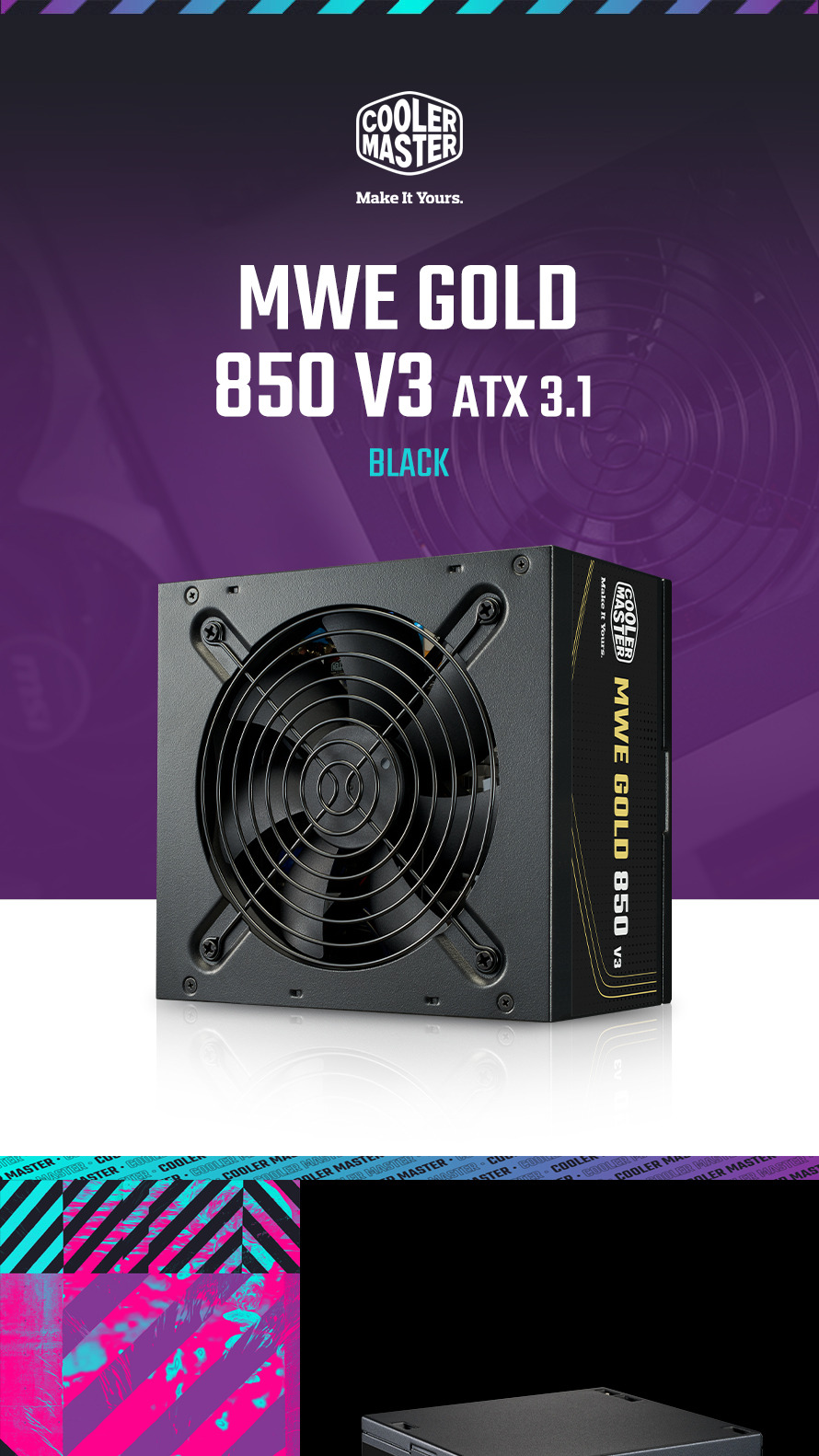 쿨러마스터 MWE GOLD 850 V3 ATX3.1 블랙 - 마무리 메시지