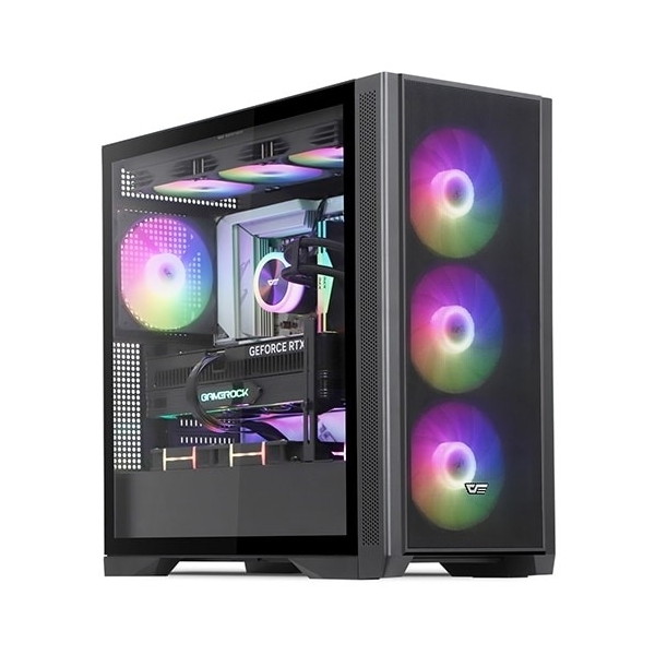  - 케이스: DARKFLASH DF4100, 공간+쿨링팬