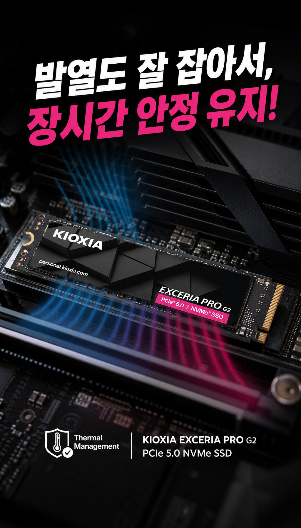 키오시아 EXCERIA PRO G2 M.2 NVMe (1TB) - 다양한 용도 활용