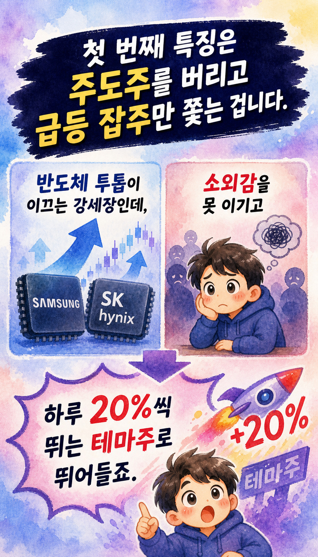  - 실수 패턴 1: 주도주 외면과 잡주 쫓기