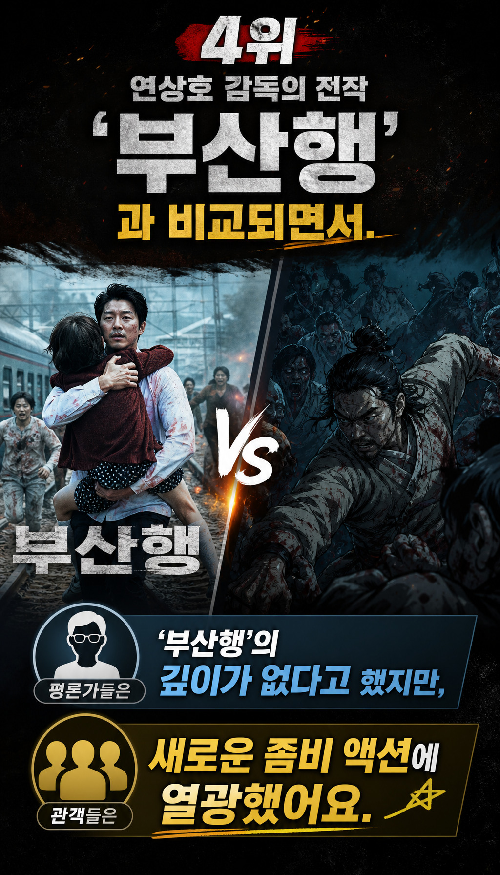  - 4위, '부산행'과 비교