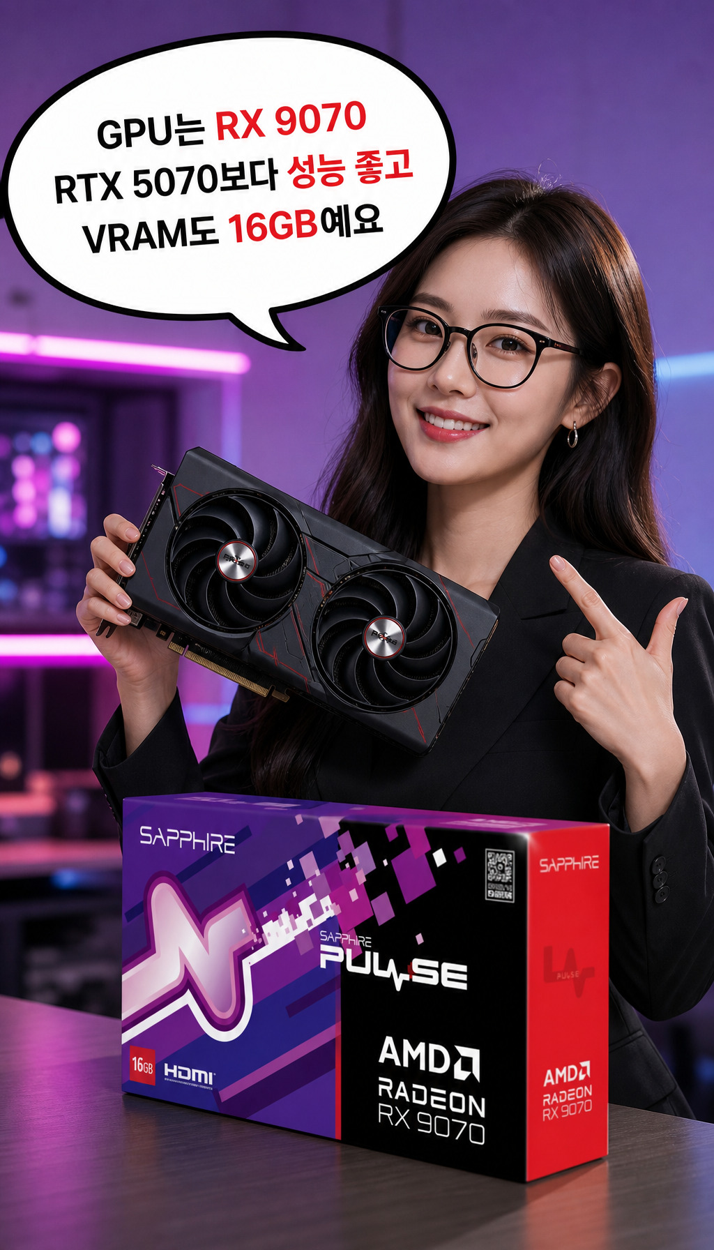  - GPU: RX 9070, RTX 5070 대비 우위