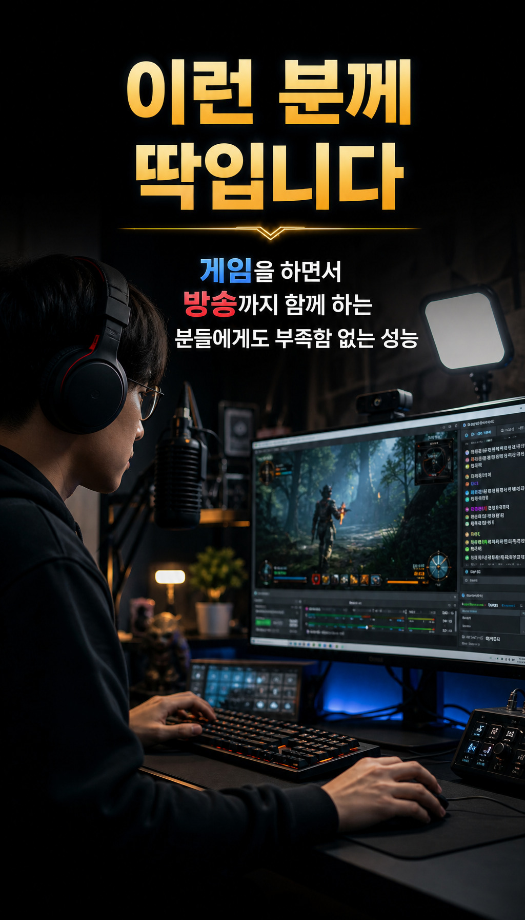  - 활용성 - 방송 및 작업 가능