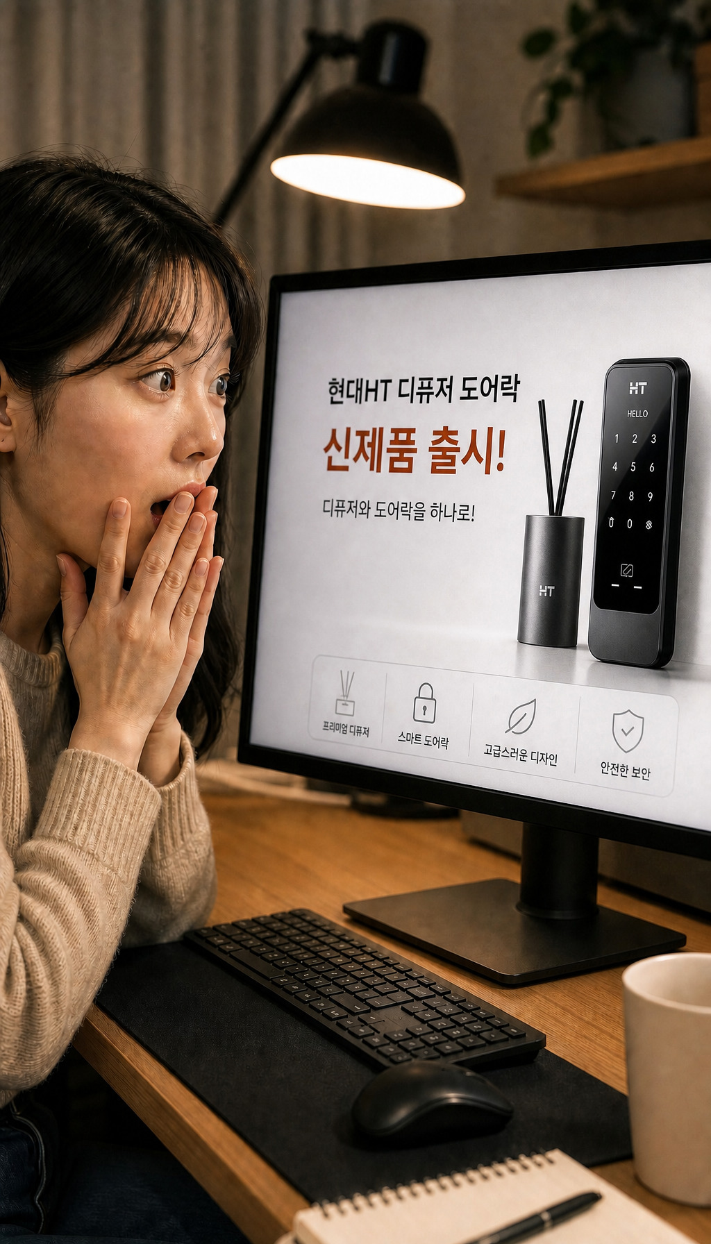 현대HT 디퓨저 도어락 TDL-P2102F - 제품 소개: 현대HT