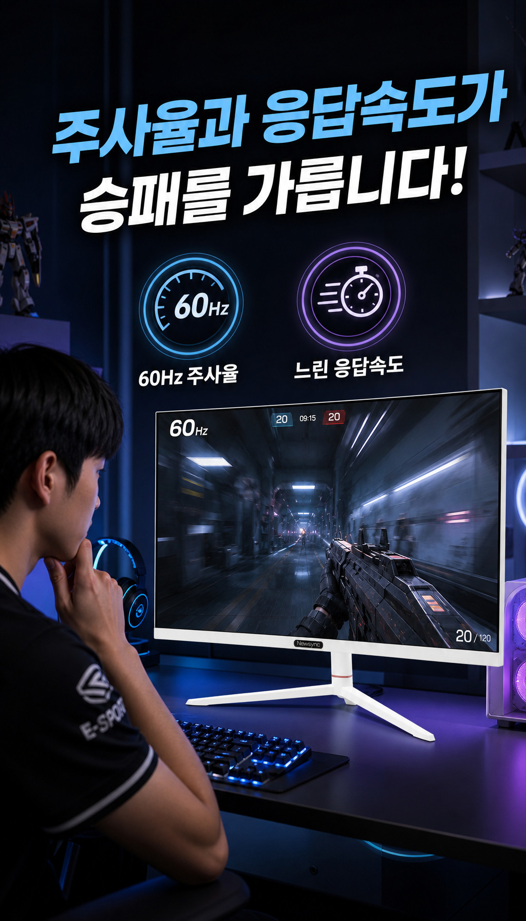 비트엠 Newsync P27G380 Fast IPS AI HDR 400 무결점 - 기술적 배경 설명