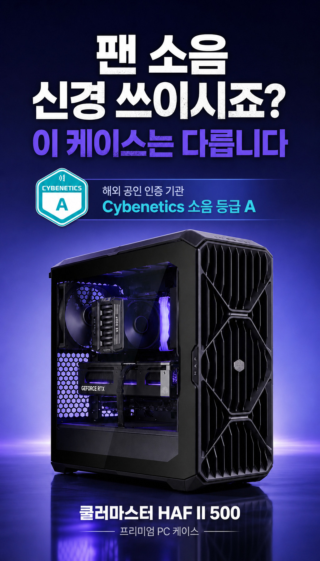 쿨러마스터 HAF II 500 - 소음 문제 제기