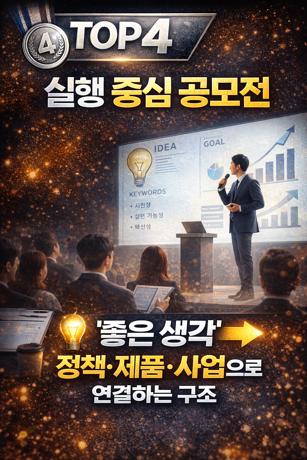  - 공모전의 목적: 실행 중심